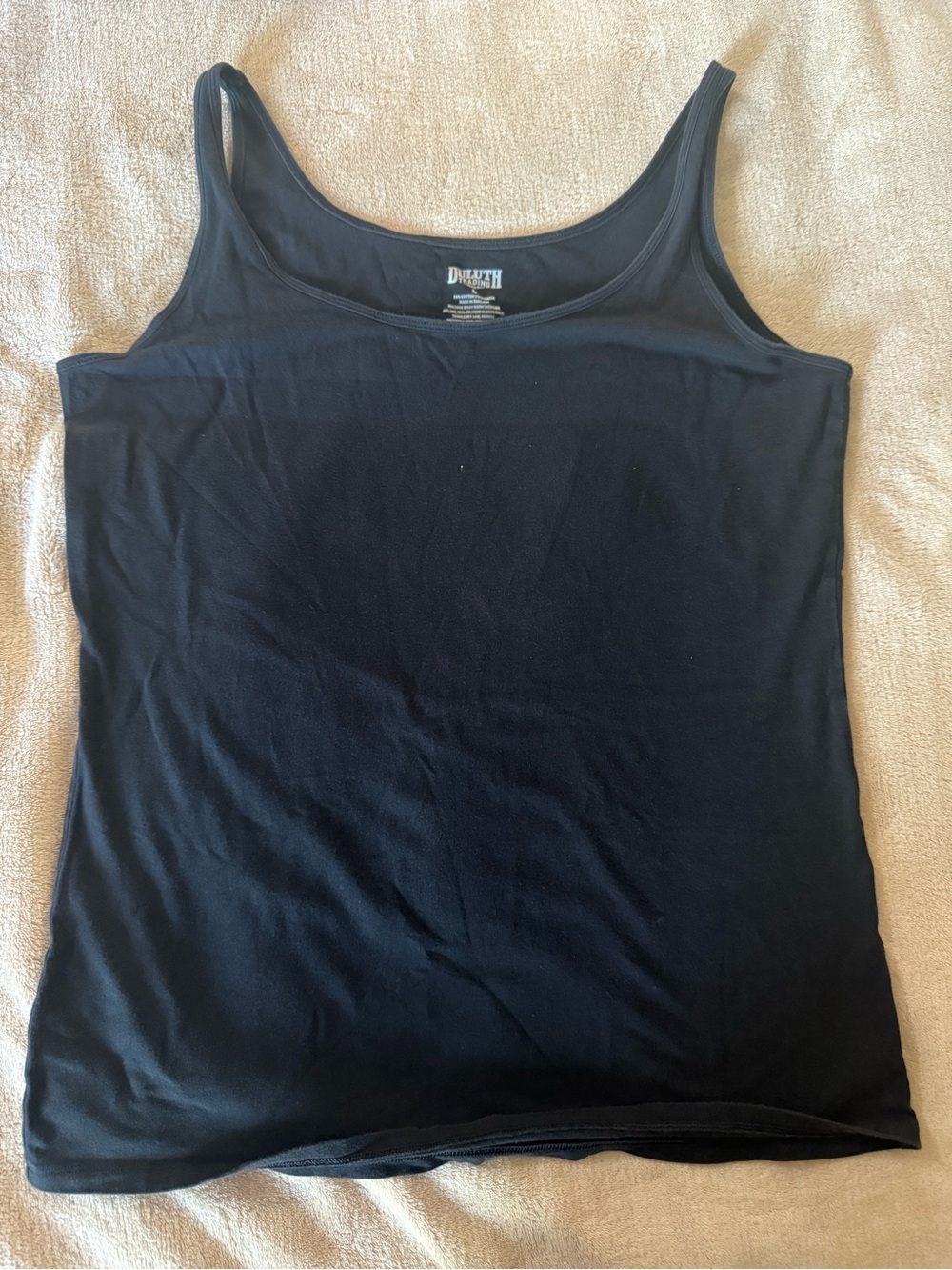 Duluth Trading Co Black Women's Scoop Tank